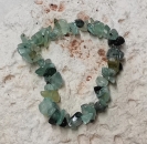 Edelstein Splitterarmband Prehnit